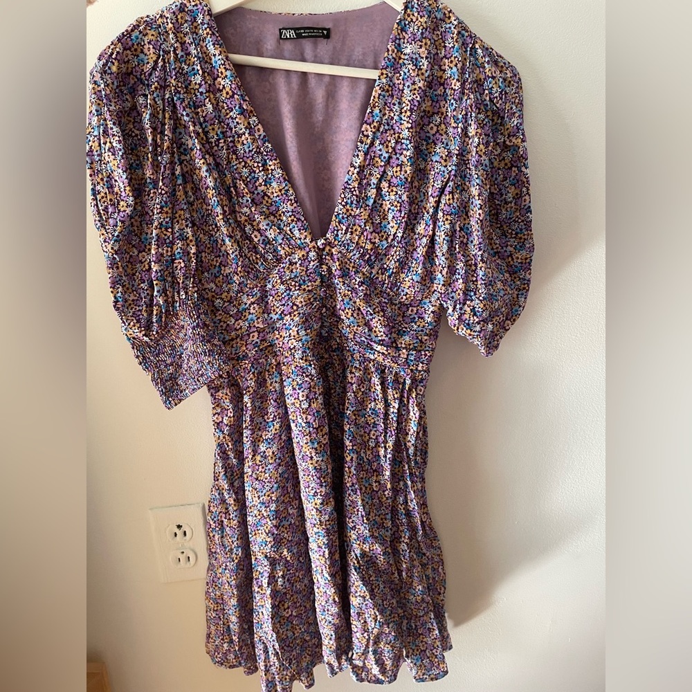 Zara flower dress